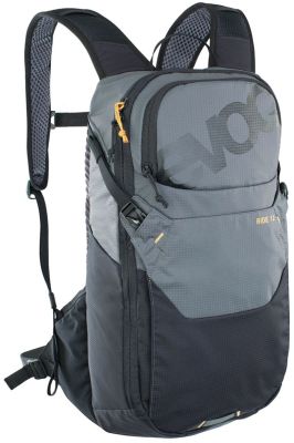 Show product details for Evoc Ride Hydration Pack 12L + 2L Bladder (Black/Grey)