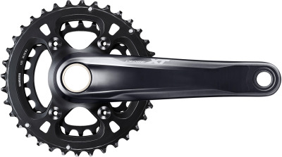 Shimano XT M8120 Hollowtech II 48.8 mm Chainline Double Crankset