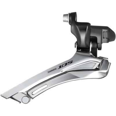 Shimano 105 5703 10sp Braze On Triple Black Front Derailleur