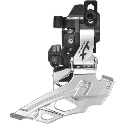 Shimano XT M786 10s Double Front Derailleur Dual-Pull Silver