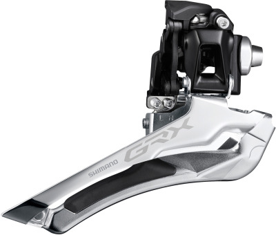 Shimano GRX RX400 10s Braze On Double Front Derailleur