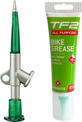 Weldtite TF2 Bike Grease with Teflon 125 ml & Grease Gun