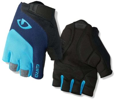 Show product details for Giro BRAVO Gel Road Cycling Mitts (Blue/Black - M)