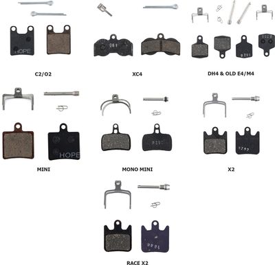 Hope Standard Compound Brake Pads XC4