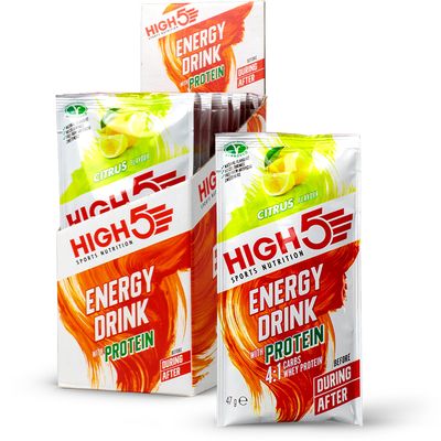 High5 Energy Drink + Protein Sachets 12x47 Box