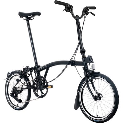 Brompton C-Line High Bar 12 Speed Folding Bike with Carrier