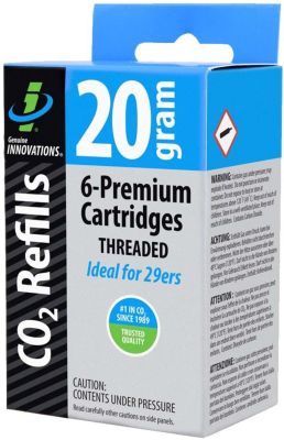 Genuine Innovations Threaded 20g CO2 Cartridge 6 Pack