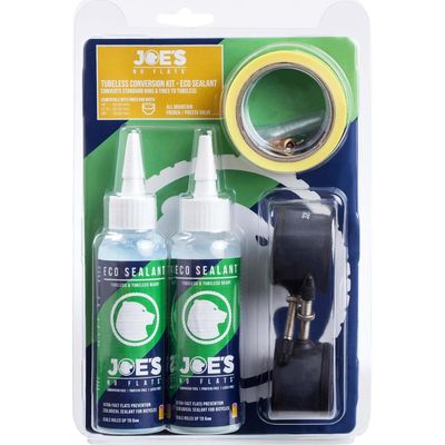 Joes No Flats All Mountain Tubeless Conversion Kit with Eco Sealant