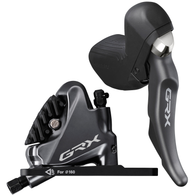 Shimano GRX RX810 2x11s Bled Hydraulic Brake Caliper and STI Lever Kit