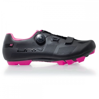 Show product details for BRN Paio Scarpe XC MTB Shoes (Black/Purple - EU 39)