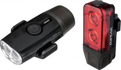 Topeak Powerlux USB Combo Lights Set