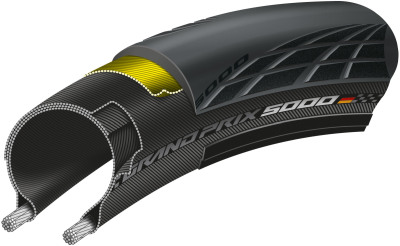 Continental Grand Prix 5000 Black Chili Folding Road Tyre