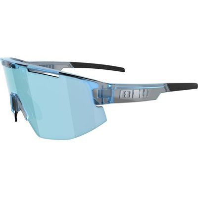Show product details for Bliz Matrix Sunglasses (Clear/Blue - Smoke Ice Blue Lens)
