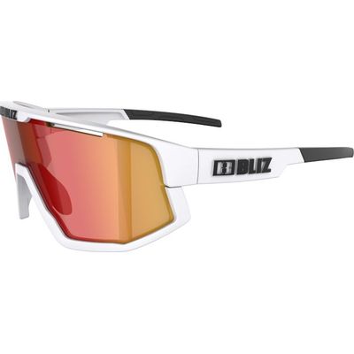 Show product details for Bliz Fusion Sunglasses (White - Smoke Red Lens)