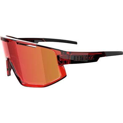 Show product details for Bliz Fusion Sunglasses (Clear/Red - Brown Red Lens)