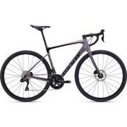 Show product details for Giant Defy Advanced 1 Road Bike (Silver/Purple - M/L)