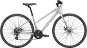 Show product details for Cannondale Quick Disc 5 Remixte Tourney Womens City Bike (Silver - L)