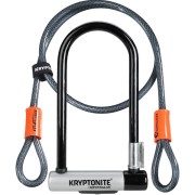 Kryptonite KryptoLok Standard U-lock 23cm with 120cm Kryptoflex Cable 