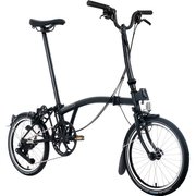 Brompton C-Line High Bar 12 Speed Folding Bike with Carrier