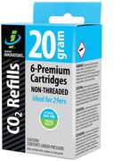 Genuine Innovations Non-Threaded 20g CO2 Cartridge 6 Pack