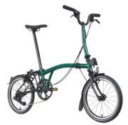 Brompton M4L P Line Urban Emerald 4s Mid-Bar Fold-up City Bike