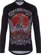 Show product details for Cycology Seize the Day Long Sleeve MTB Jersey (Black/Red - S)